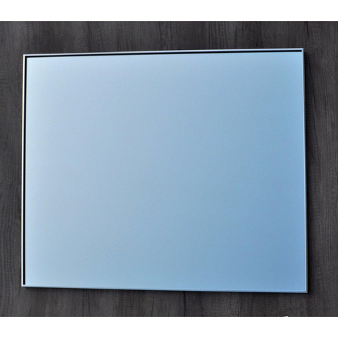 Sanicare Q-mirrors miroir – rectangle – 80 x 70 cm – sans éclairage – Chrome SW23742