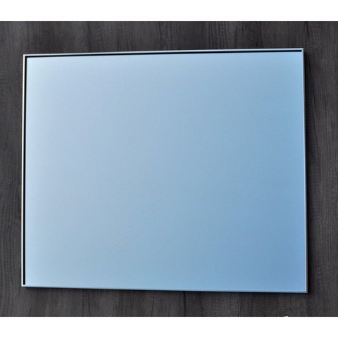 Sanicare qmirrors miroir avec cadre chrome 80x65x2cm SW23742