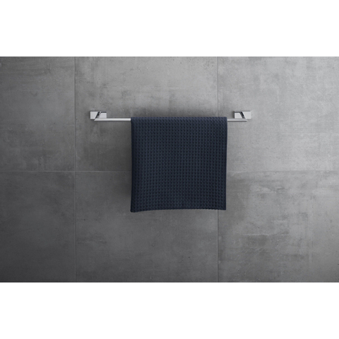 Duravit Karree Handdoekhouder - 70x668x35mm - hoogglans chroom SW55124