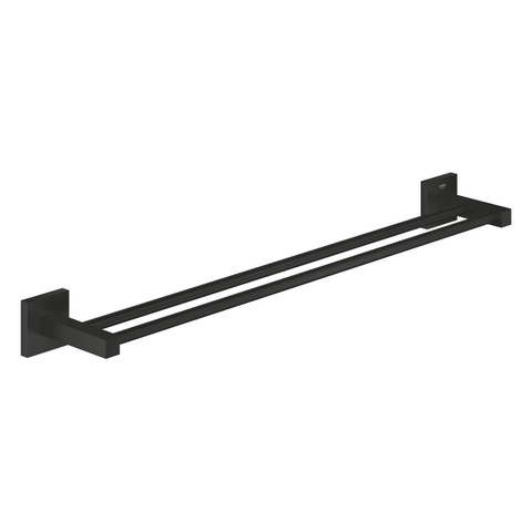 Grohe Start Cube QuickFix Handdoekhouder - 60cm - dubbel - matte black (mat zwart) SW1126535