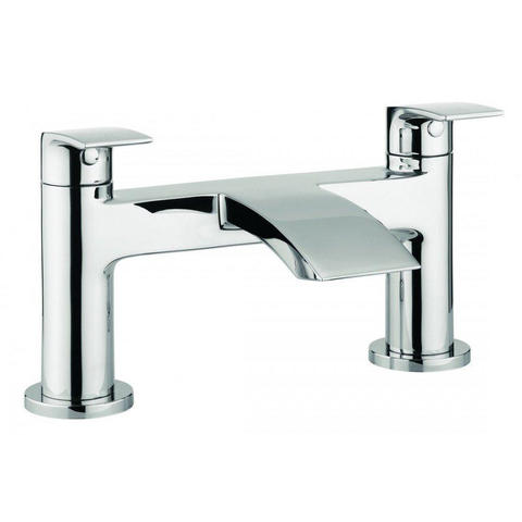 Crosswater Flow Staande badkraan - met badset - hoogglans chroom SW20951
