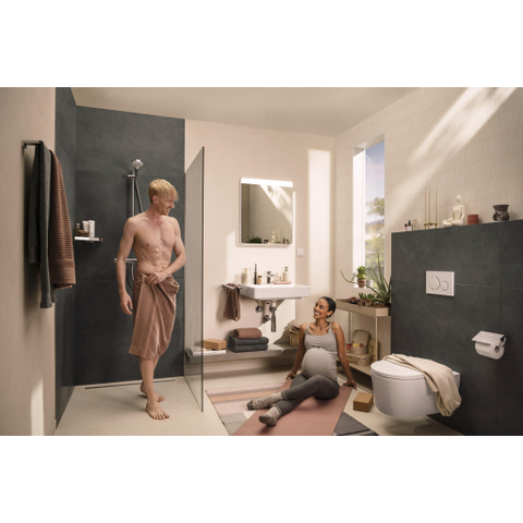 Hansgrohe EluPura Original S WC suspendu 54x36cm - sans rebord - AquaChannel Flush - céramique - blanc brillant SW1164937