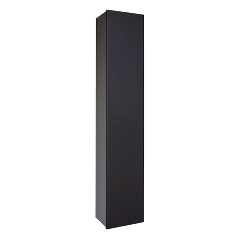 Best Design Blanco Black Armoire colonne haute 180x35cm gauche ou droite Noir mat SW279898