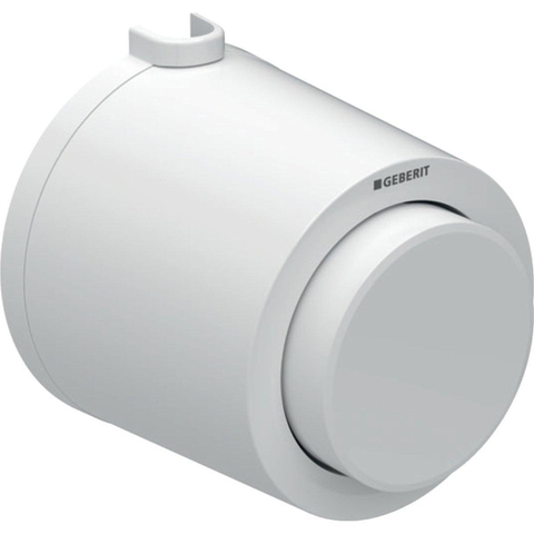 Geberit Type01 bedieningplaat met frontbediening voor toilet 9.5x9.5cm wit GA15443