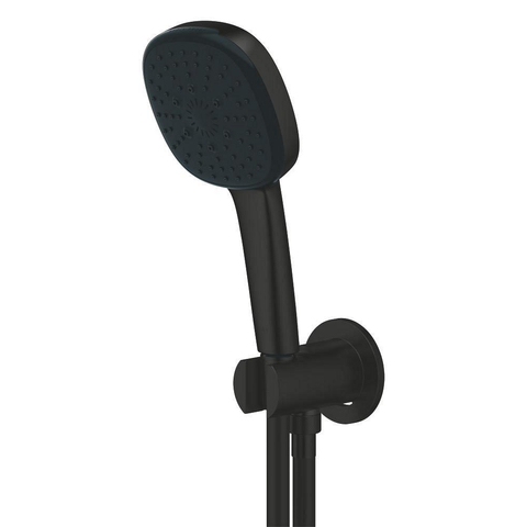 Grohe Tempesta Badset - met handdouche - 3 straalsoorten - inclusief wanddouchehouder en doucheslang 150cm - matte black (mat zwart) SW1185477