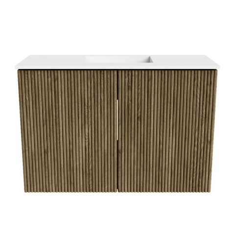 Mondiaz JOYA 60cm toiletmeubel - kleur Dusk - Wastafel FAYE positie Midden Zonder kraangat kleur Talc. SW1421545