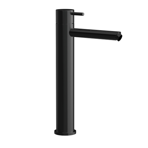 Hotbath Cobber Wastafelmengkraan - zonder waste - PVD - gepolijst zwart SW1246676