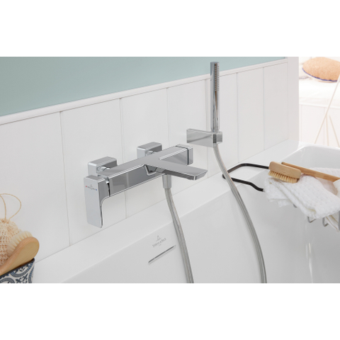 Villeroy & Boch Universal Showers Handdouchehouder - voor wandmontage Rond - hoogglans chroom SW974384