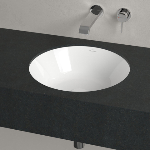 Villeroy & Boch Architectura Lavabo sous-plan - 400 x 400 x 175 mm - blanc Alpin brillant (blanc) - sans trop-plein SW762349