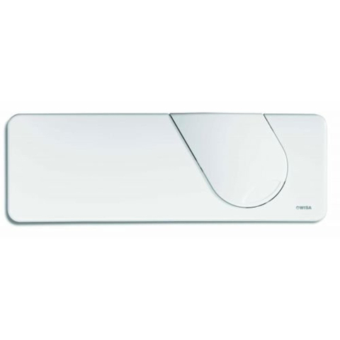 Wisa 2100 Plaque de commande tablette tablette en plastique pour réservoir encastré 2100 interruption de chasse SO blanc 0702048