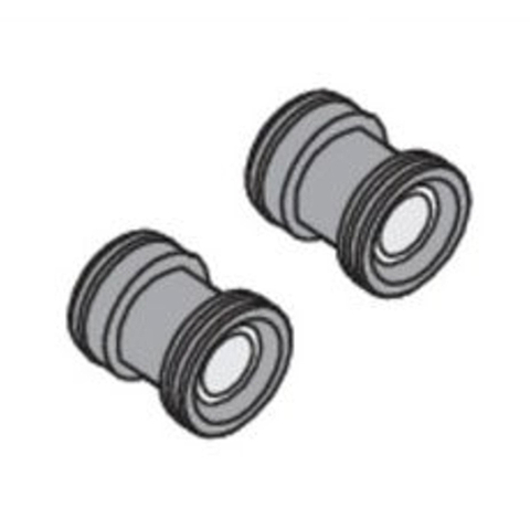 Hansgrohe Slagdemper per - 2 stuks - grijs GA52910
