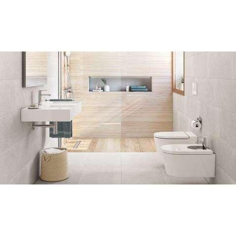 ÉCHANTILLON Ceralto Nordico Studio Carreau décoratif 30x90cm 10mm rectifié biscuit blanc Roble SW914436