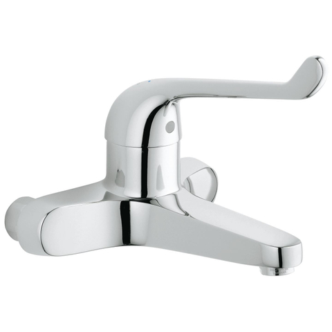 GROHE EuroPro robinet mural de sécurité bec fixe chromé 0437507