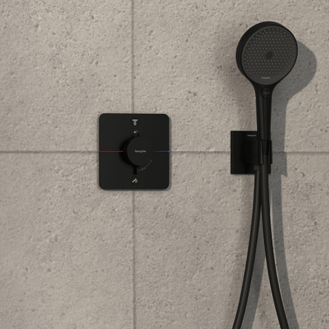 Hansgrohe Showerselect comfort q Thermostaat - inbouw - 2 functies - mat zwart SW917853