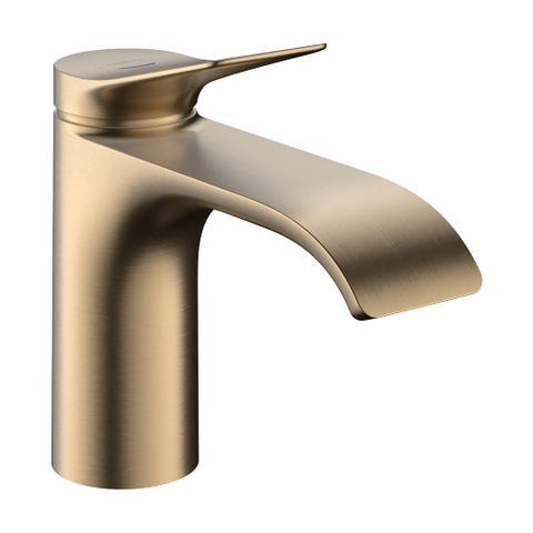 Hansgrohe Vivenis toiletkraan 80 met rechte greep voor koud water of vooraf ingestelde temperatuur zonder afvoer Brushed Bronze SW1387757