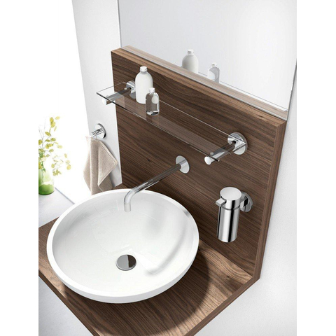Zack SCALA Distributeur de savon - 200 ml - montage mural - inox poli brillant SW23562