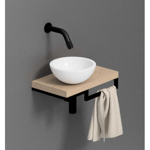 INK Otello XS vasque à poser - 24x24x12cm - porcelaine blanche mate SW411446