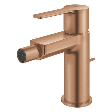 GROHE Lineare New bidetkraan - s-size - met waste - geborsteld warm sunset (koper) SW1477510