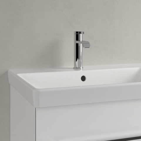 Villeroy & Boch Avento dubbele meubelwastafel - 120x47cm - 2 kraangaten - met overloop - White Alpine (glans wit) SW209499