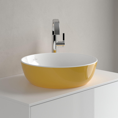 Villeroy & Boch Artis opzetwastafel 43cm rond Indian summer SHOWROOMMODEL SHOW26151