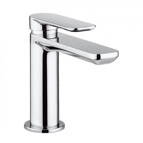 Crosswater Pier Wastafelkraan - 13.5Cm - met Uitloop - 12.5Cm - zonder Waste - hoogglans chroom SW31328