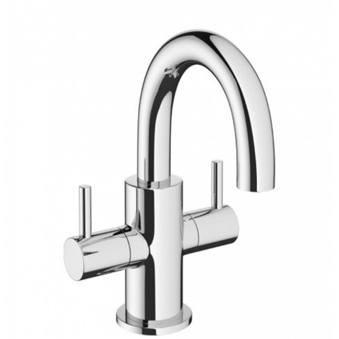 Crosswater MPRO Mike Pro wastafelkraan - 20.8cm - met uitloop - 11cm - zonder waste - hoogglans chroom SW31191