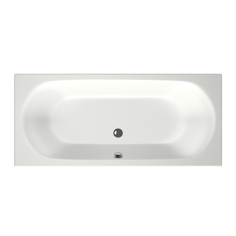 Xenz Cuba Baignoire duo - 180x80x51 - bonde centrale - acrylique - blanc mat SW103057