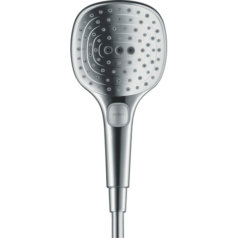 Hansgrohe Raindance Select E - select - handdouche 12cm - 3jet - geborsteld zwart chroom SW295821