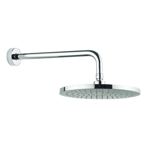 Crosswater Fusion Adora - hoofddouche 25cm rond - inclusief plafondarm - 20cm - hoogglans chroom SW31116