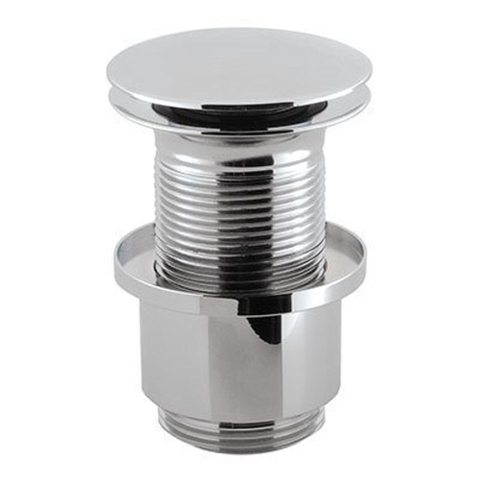 Crosswater Basin Wast Afvoerplug - voor wastafel - met klikwaste verlengd - 10cm - hoogglans chroom SW31070