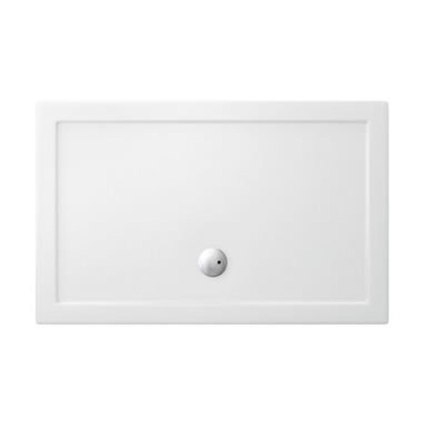 Crosswater Tray receveur de douche 120x90x3.5cm rectangulaire avec antidérapant acrylique blanc SW30799