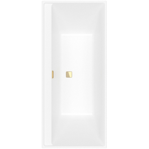 Villeroy & Boch Collaro bad rechthoek - 170x75cm - met badwaste - Stone White (mat wit) SW354265