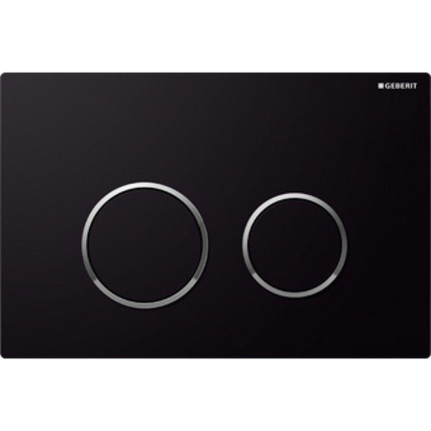 Villeroy & Boch Subway 2.0 DirectFlush Toiletset geberit reservoir - softclose bedieningsplaat sigma20 - zwart (glans wit) SW32468