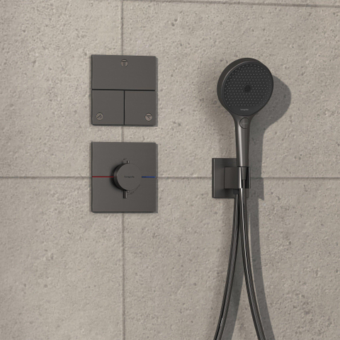Hansgrohe ShowerSelect Comfort E Thermostaat - inbouw - zwart chroom (antraciet) SW917935