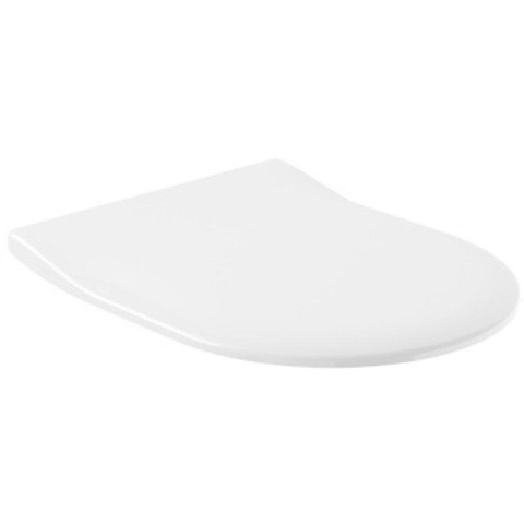 Villeroy & Boch Subway 2.0 Pack WC - réservoir encastré - WC à fond creux - flush direct - abattant mince - plaque de déclenchement taupe - boutons ronds - blanc SW1164259