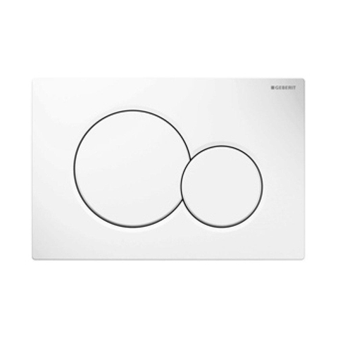 Villeroy & Boch Subway 2.0 DirectFlush compact toiletset - Geberit UP320 inbouwreservoir - softclose - quick release - Geberit Sigma01 glans wit bedieningsplaat - ronde knoppen - white alpin SW47114