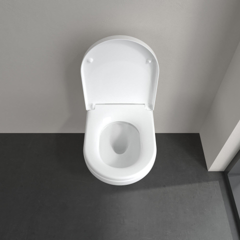 Villeroy & Boch Architectura Wandcloset - 53cm - spoelrandloos - diepspoel Twistflush CeramicPlus - glans wit SW1162138
