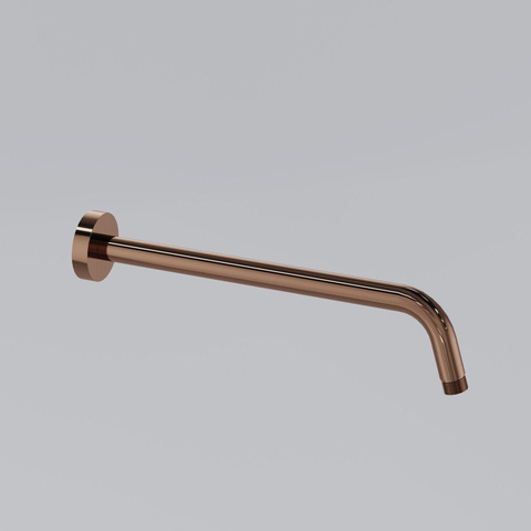 Fortifura Calvi Inbouw Regendoucheset - thermostatisch - wandarm - 30cm - hoofddouche - staaf handdouche - metalen doucheslang - PVD - geborsteld koper SW1412143