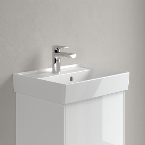 Villeroy & Boch Collaro fontein - 45x37cm - met overloop - 1 kraangat - White Alpine (glans wit) SW358349