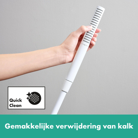 Hansgrohe Pulsify s Doucheset - 100 - 1jet - ecosmart+ - glijstang 90cm m.wit - mat wit SW918234