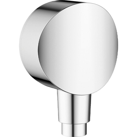Hansgrohe Fixfit Muuraansluitbocht S - kunststof met terugslagklep - hoogglans chroom 0605347
