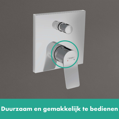 Hansgrohe VIVENIS 1 greeps - inbouw badmengkraan - inbouw - hoogglans chroom SW647129