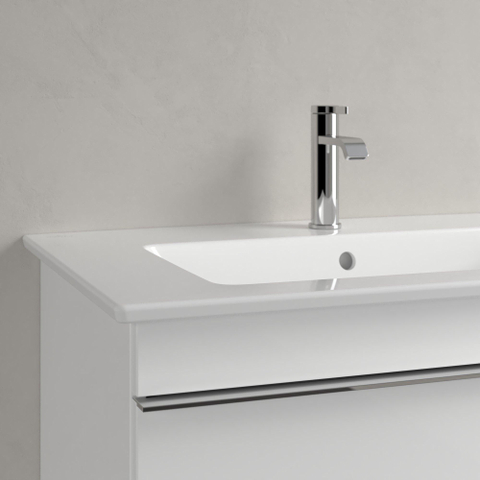 Villeroy & Boch venticello meubelwastafel - 80x50cm - met 1 kraangat - met overloop CeramicPlus - White Alpine (glans wit) 1025139