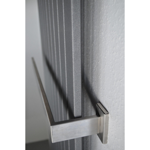 H&R Badmeubelen Handdoekhouder - 47.8x10.5x4cm - 48x10cm - voor bevestiging op de wand - RVS - OUTLET UDEN STORE33608