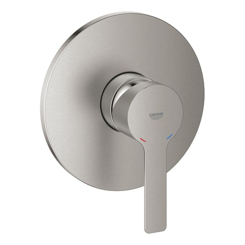 Grohe Lineare Inbouwthermostaat - 1 knop - Supersteel (RVS) SW296736