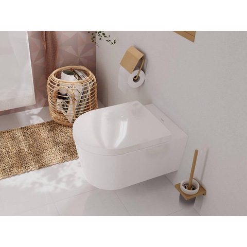 Hansgrohe EluPura S Toiletzitting - met deksel - met top fix - wit SW962915