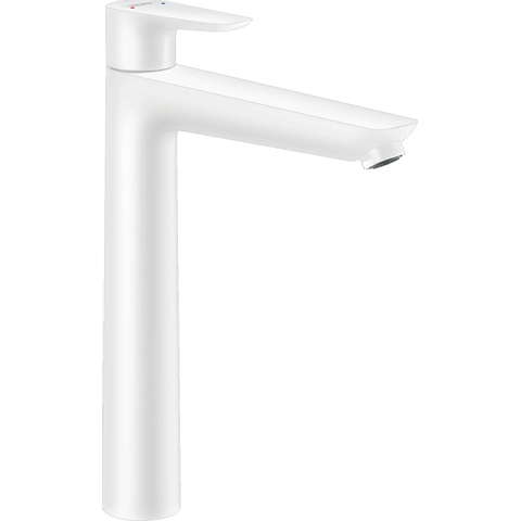 Hansgrohe Talis e 1 greeps wastafelkraan - 240 PopUp - trekwaste - mat wit SW297628