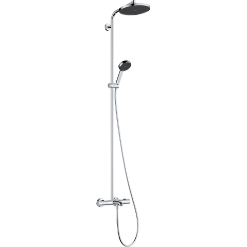 Hansgrohe Activera S - showerpipe - 240 - 1jet - baduitloop - Ecostat Fine - ecosmart - hoogglans chroom SW1388331
