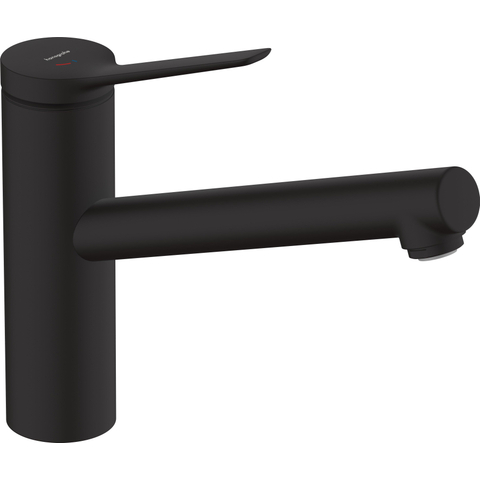 Hansgrohe Zesis m33 Keukenmengkraan - 15cm - eengreeps - coolstart - ecosmart - 1jet - mat zwart SW1165131