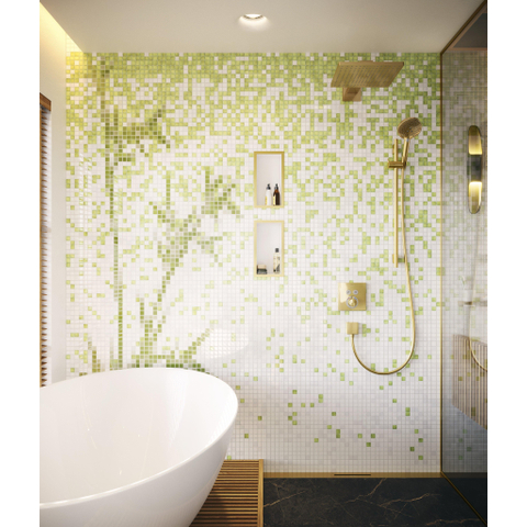Hansgrohe Unica S Puro - glijstang 90cm - met isiflex B - doucheslang - 160cm - glans goud SW358899